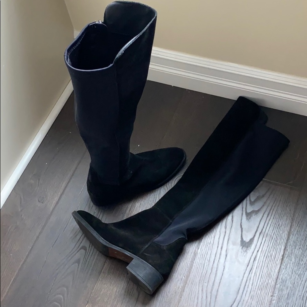 Suede over the knee boots